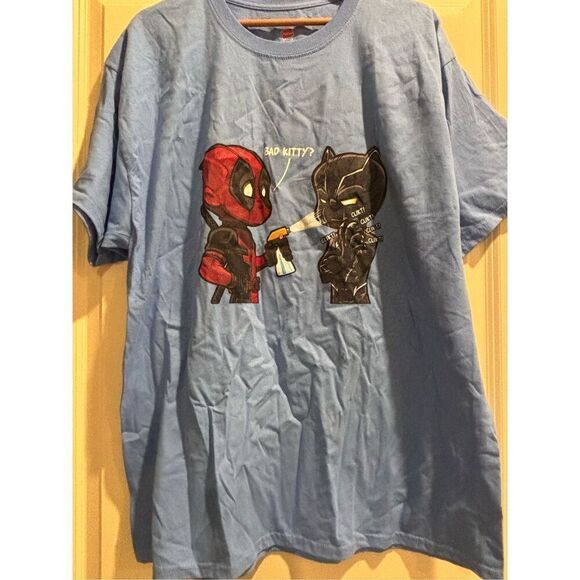 Deadpool Bad Kitty T-shirt size XL - Picture 1 of 2